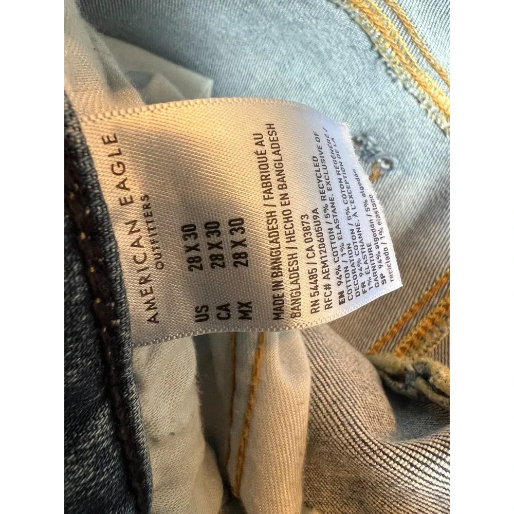 American Eagle Denim Jeans Airflex+ Athletic Skinny 28 x‎ 30 Mens 28x30 AE